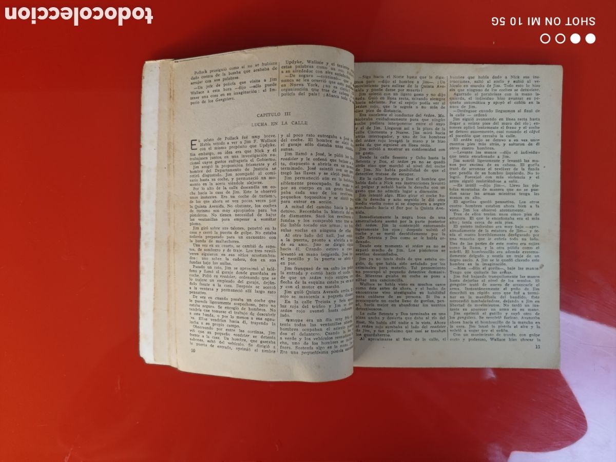 Tebeos: &rdquo;EL IMPERIO DE LOS GANGSTERS&rdquo;JIM WALLACE,( MOLINO 1947) - Foto 6
