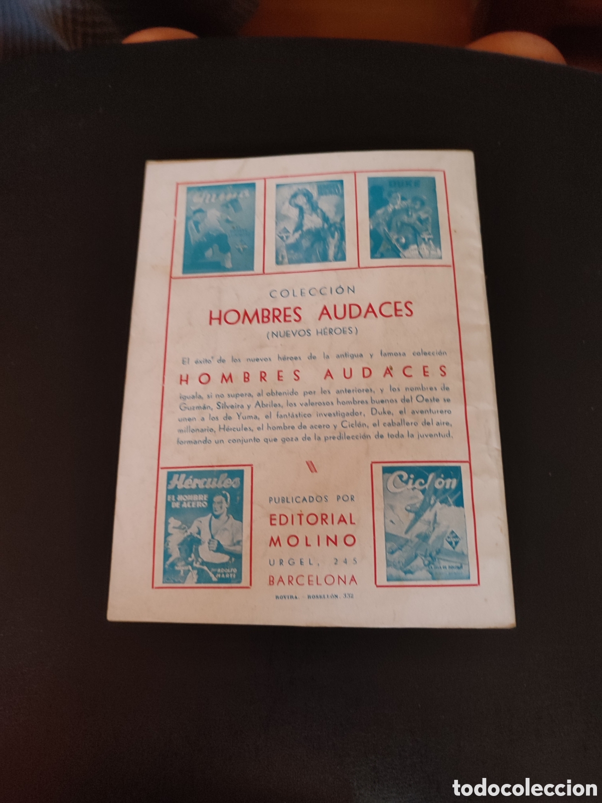 Tebeos: Colecci&oacute;n hombres audaces n&uacute;mero 74 - Foto 2