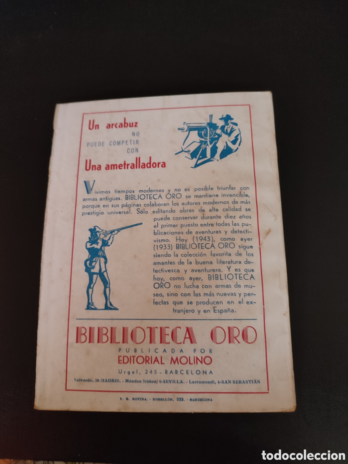 Tebeos: Colecci&oacute;n hombres audaces n&uacute;mero 58 - Foto 2