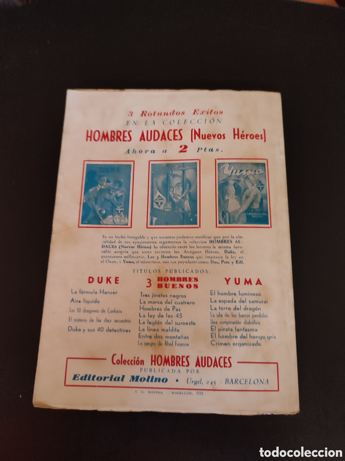 Tebeos: Colecci&oacute;n hombres audaces n&uacute;mero 82 - Foto 2