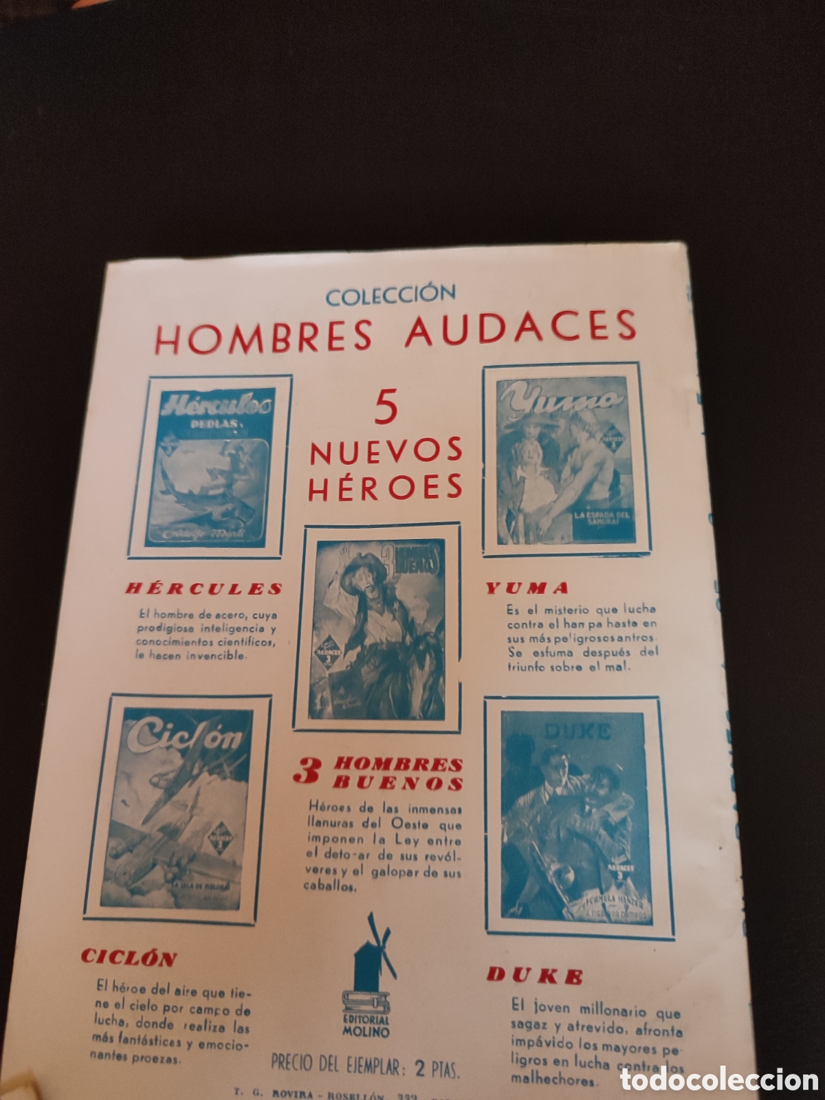 Tebeos: Colecci&oacute;n hombres audaces n&uacute;mero 102 - Foto 2