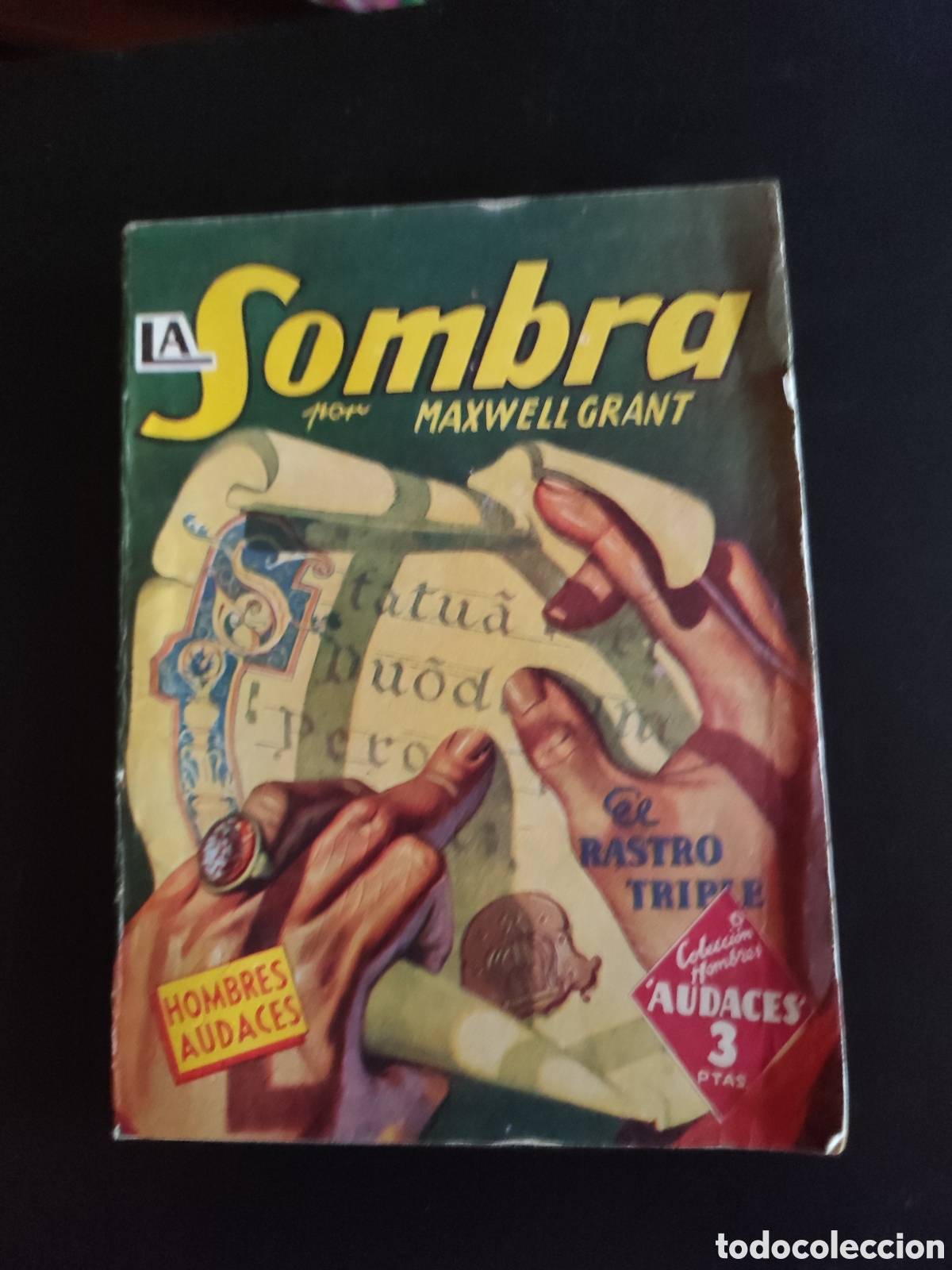 Tebeos: Hombres audaces ,la sombra el rastro triple - Foto 1