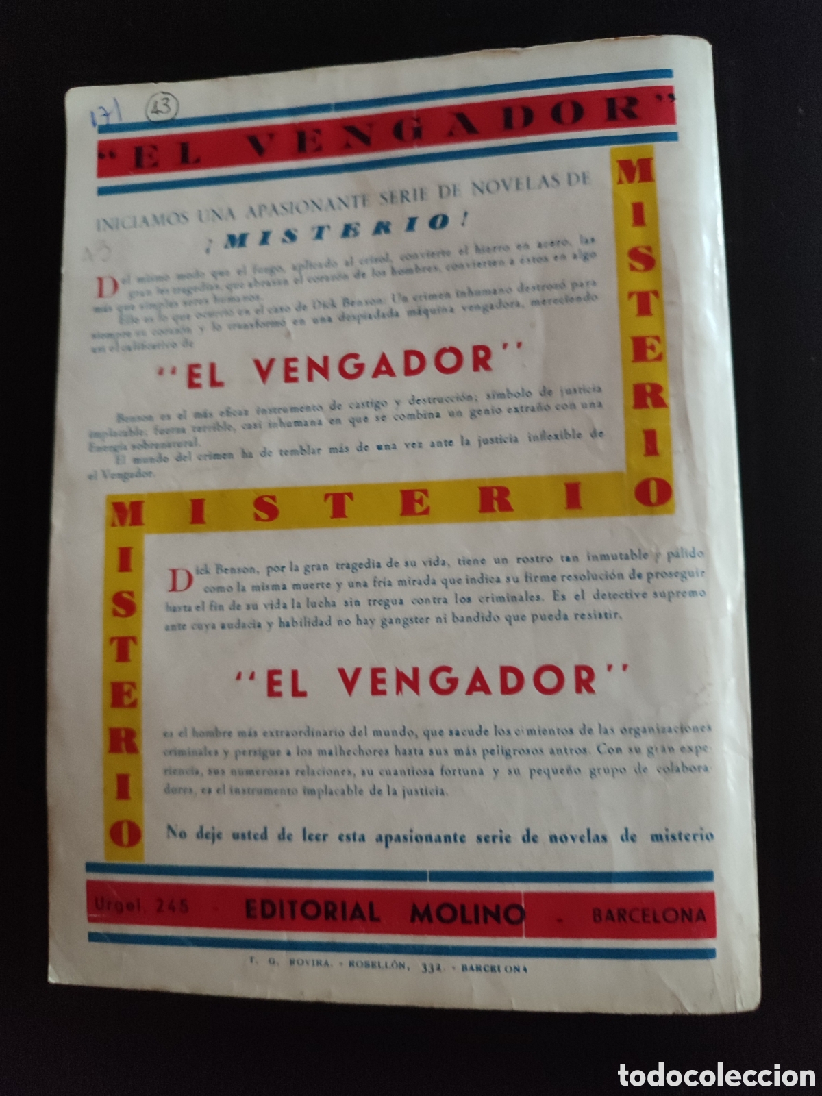Tebeos: Hombres audaces ,la sombra n&uacute;m 43 - Foto 2