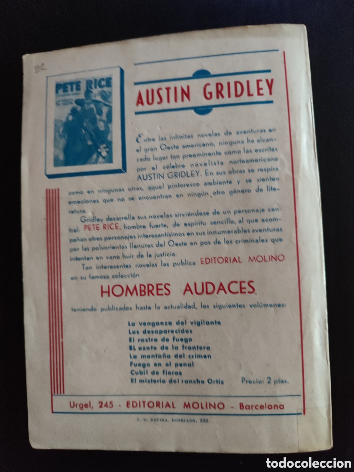 Tebeos: Hombres audaces ,la sombra n&uacute;m 22 - Foto 2