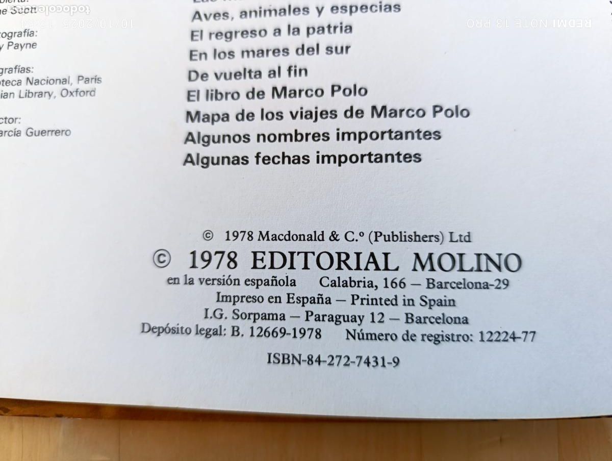 Tebeos: BIOGRAFIAS MARCO POLO 1978 - Foto 2
