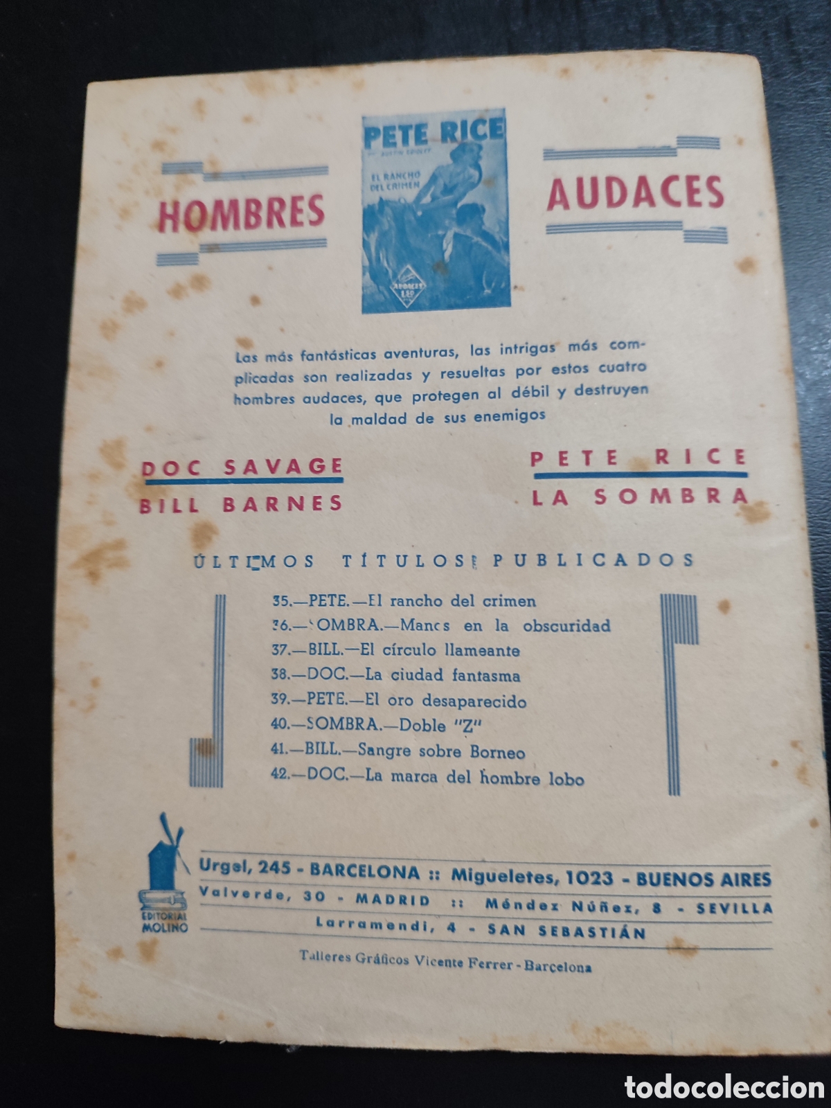 Tebeos: Doc Savage n&uacute;mero 42 - Foto 2