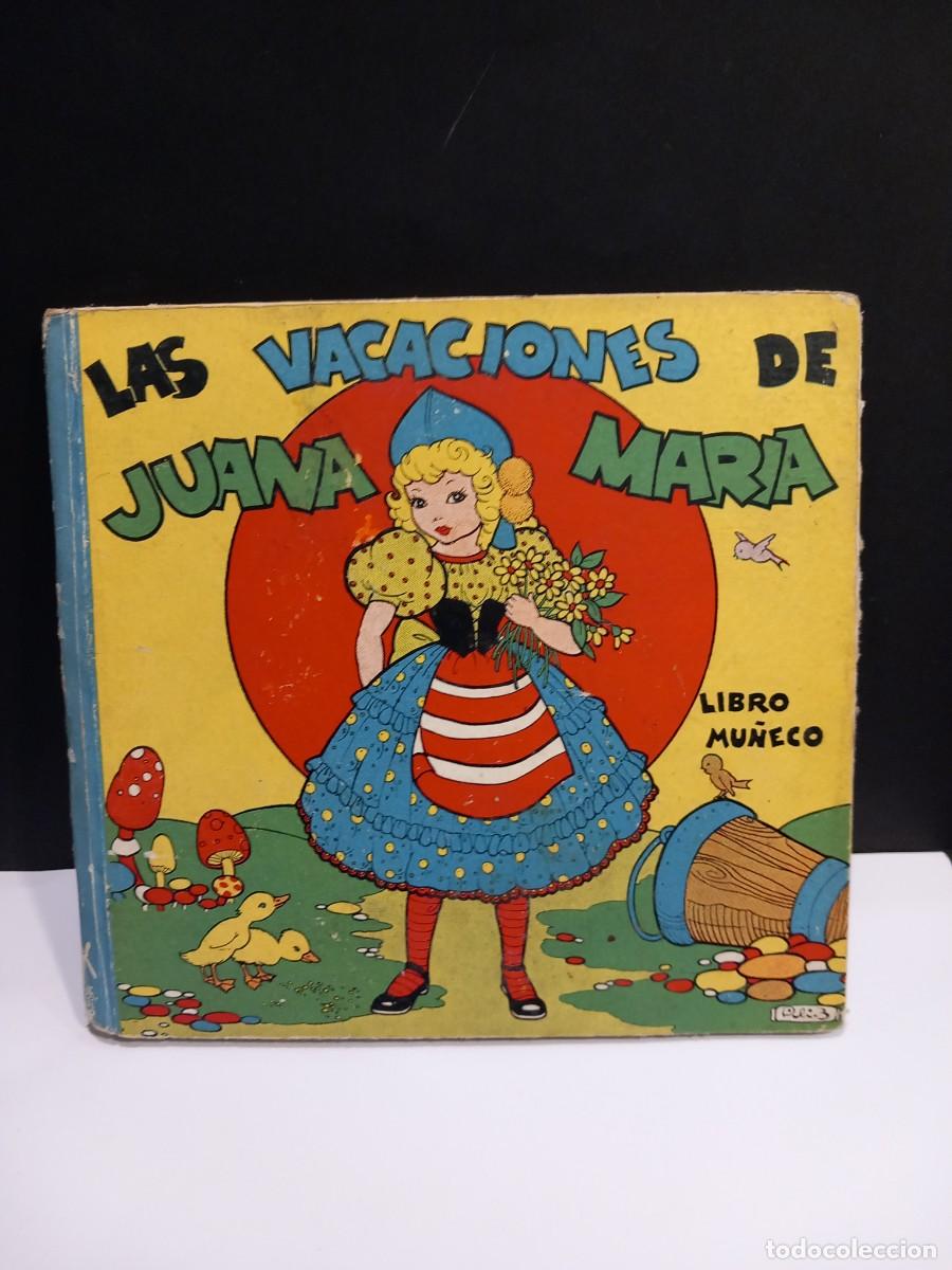 Tebeos: LIBRO MU&Ntilde;ECO LAS VACACIONES DE JUANA MARIA POR PILI BLASCO (G)