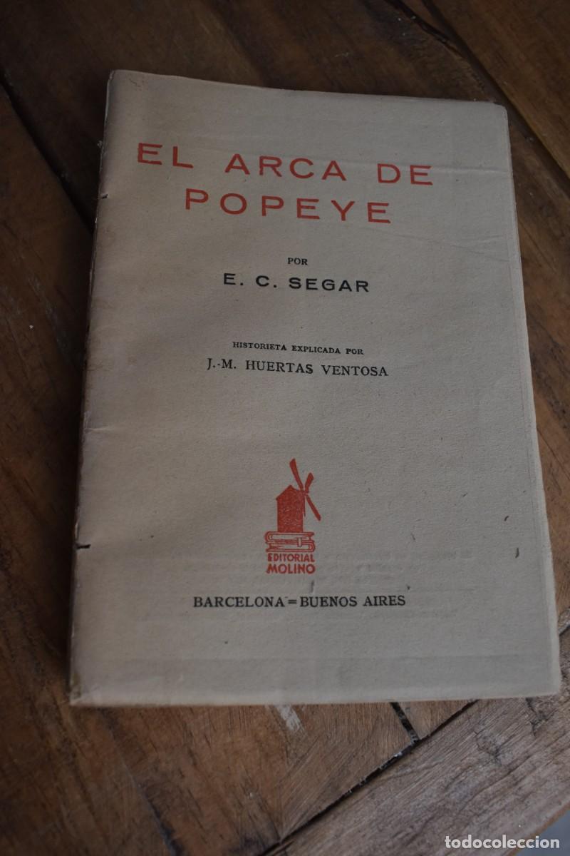 Tebeos: EL ARCA DE POPEYE. E. C. SEGAR. N&ordm; 1. EDITORIAL MOLINO 1936. ORIGINAL. (VER DESCRIPCI&Oacute;N)