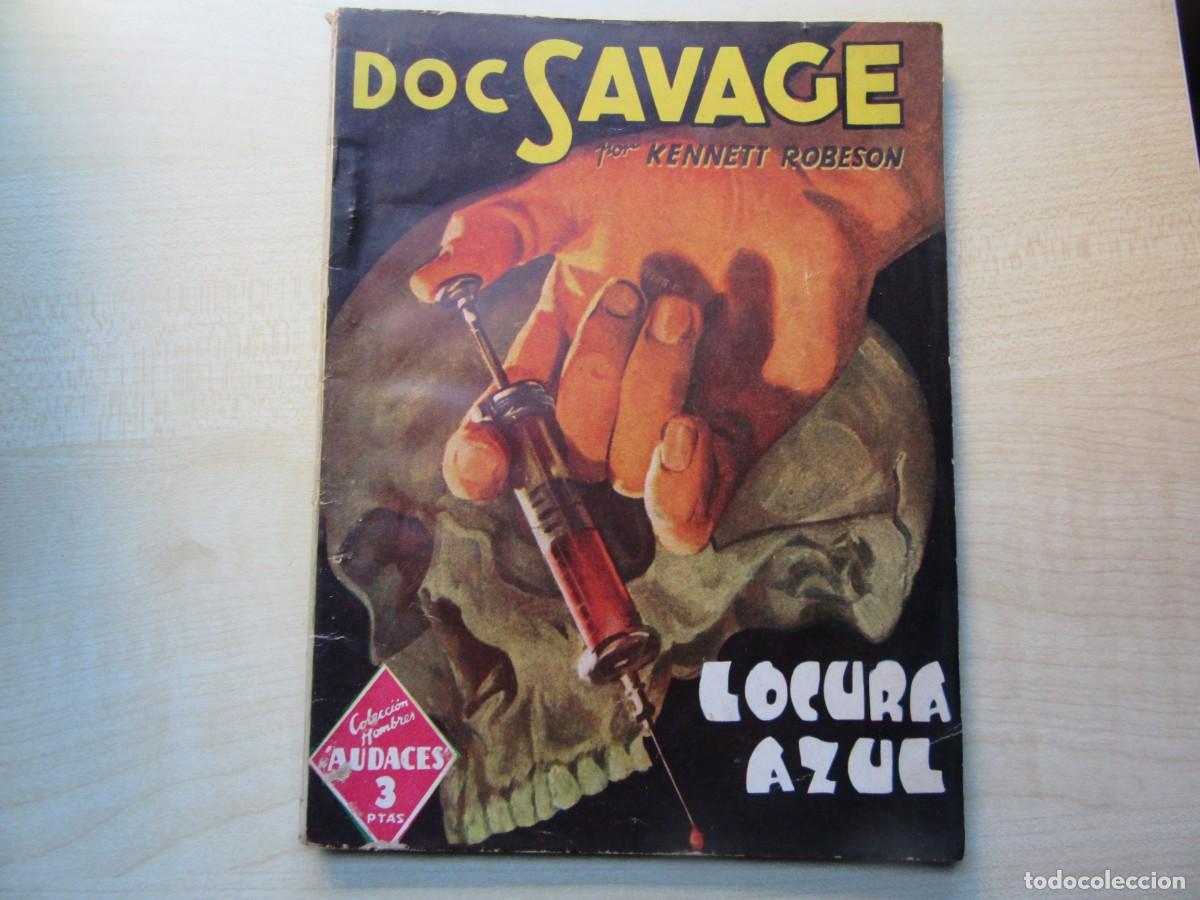 Livros de Banda Desenhada: Doc Savage Locura Azul de Kennet Robeson Editorial Molino 1943