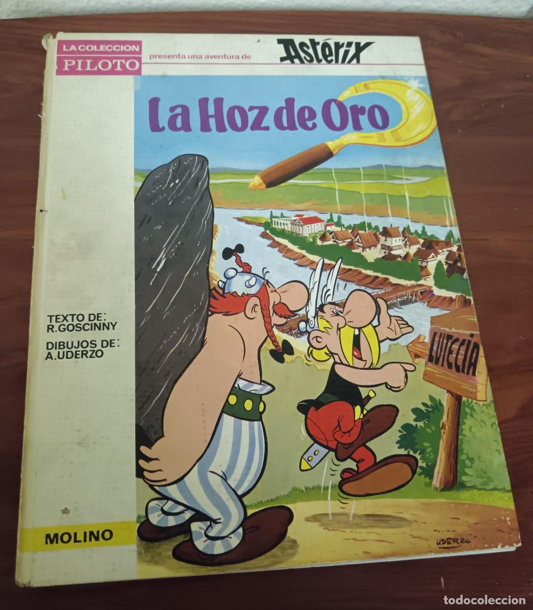 Tebeos: ASTERIX LA HOZ DE ORO GOSCINNY UDERZO COLECCI&Oacute;N PILOTO EDITORIAL MOLINO A&Ntilde;O 1966