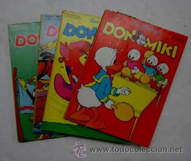 Tebeos: 4 COMICS DON MIKI - WALT DISNEY - Foto 1