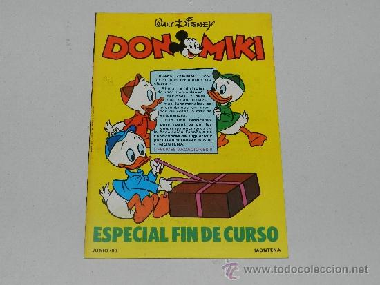 Tebeos: (M) DON MIKI CATALOGO ESPECIAL FIN DE CURSO JUNIO 80, - Foto 1