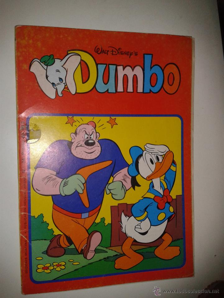 Tebeos: DUMBO N&ordm; 34 - WALT DISNEY - MONTENA - Foto 1