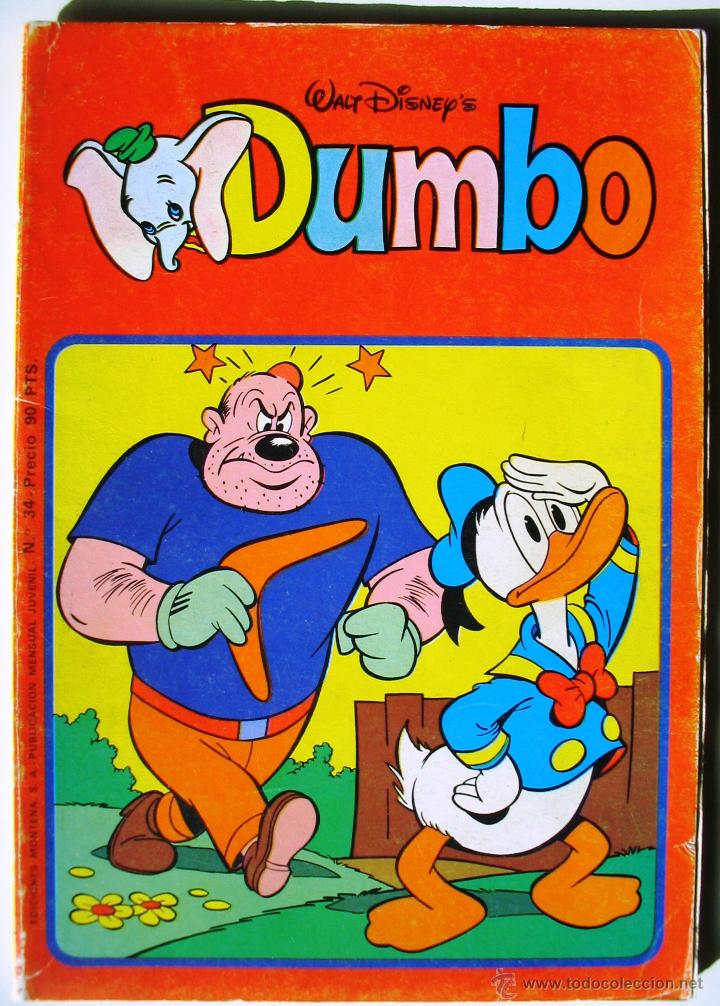 Tebeos: Dumbo - n&uacute;mero 34 - Walt Disney - 1981 - Foto 1