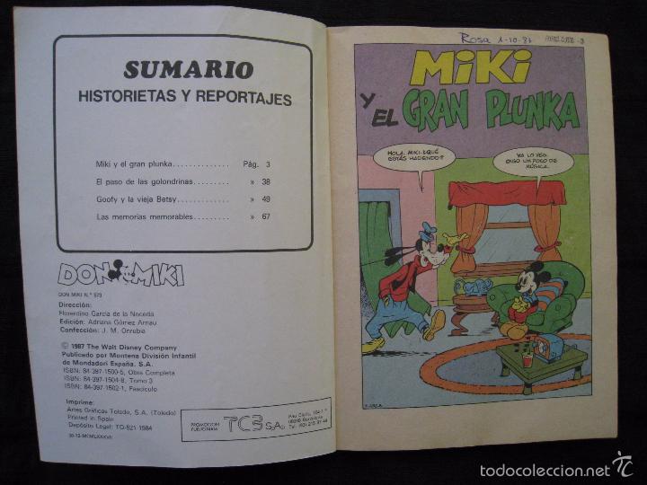 Tebeos: DON MIKI - N&ordm; 573 - MONTENA. - Foto 3