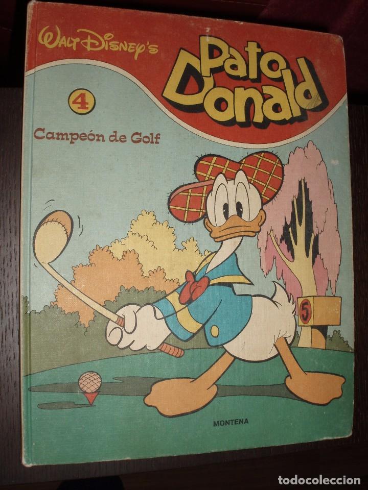 Tebeos: COMIC PATO DONALD N&ordm; 4 MONTENA TAPAS DURAS - Foto 1