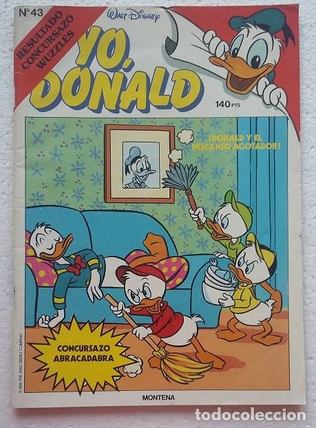 Tebeos: Yo Donald n&ordm; 43 Editorial Montena 1987 - Foto 1
