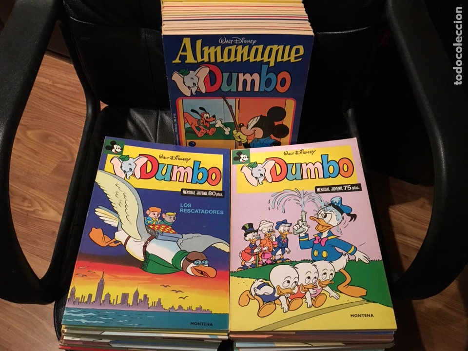 Tebeos: DUMBO - 46 N&Uacute;MEROS + ALMANAQUE - IMPECABLE - COMPLETA - MONTENA - Foto 1