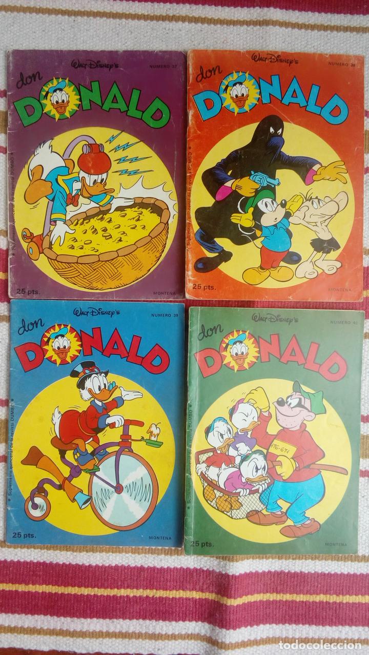Tebeos: LOTE 4 COMICS DON DONALD: 37, 38, 39,40 - Foto 1