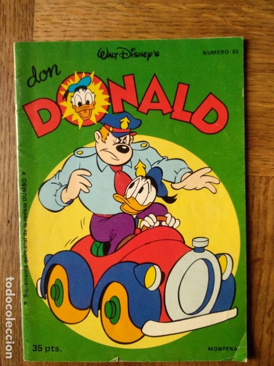 Tebeos: DON DONALD N&ordm; 63 - MONTENA - - Foto 1