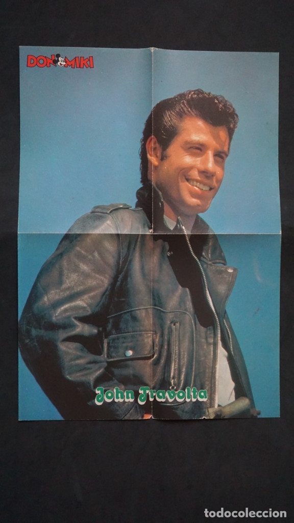 Tebeos: POSTER DE JOHN TRAVOLTA DE LOS TEBEOS O COMICS DE DON MIKI - Foto 1
