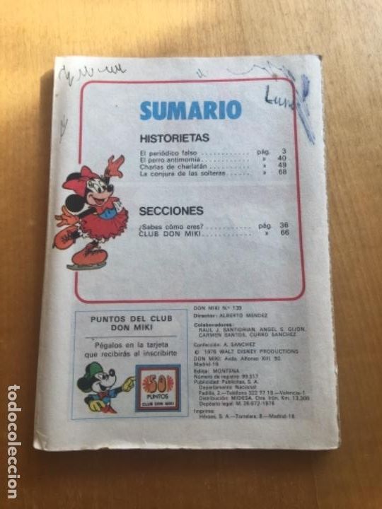 Tebeos: Don Miki 139 - Foto 2