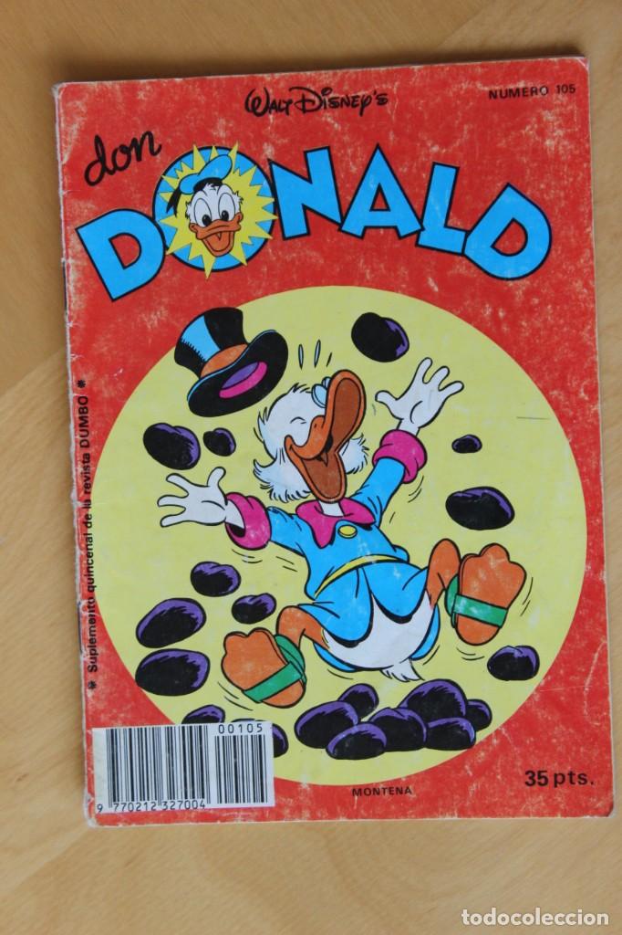 Tebeos: Don Donald n&ordm; 105 Ediciones Montena S.A. - Foto 1