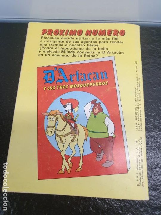 Tebeos: C&oacute;mic Tebeo de DArtacan n&uacute;mero 10. Ediciones Montena - 1981. - Foto 5