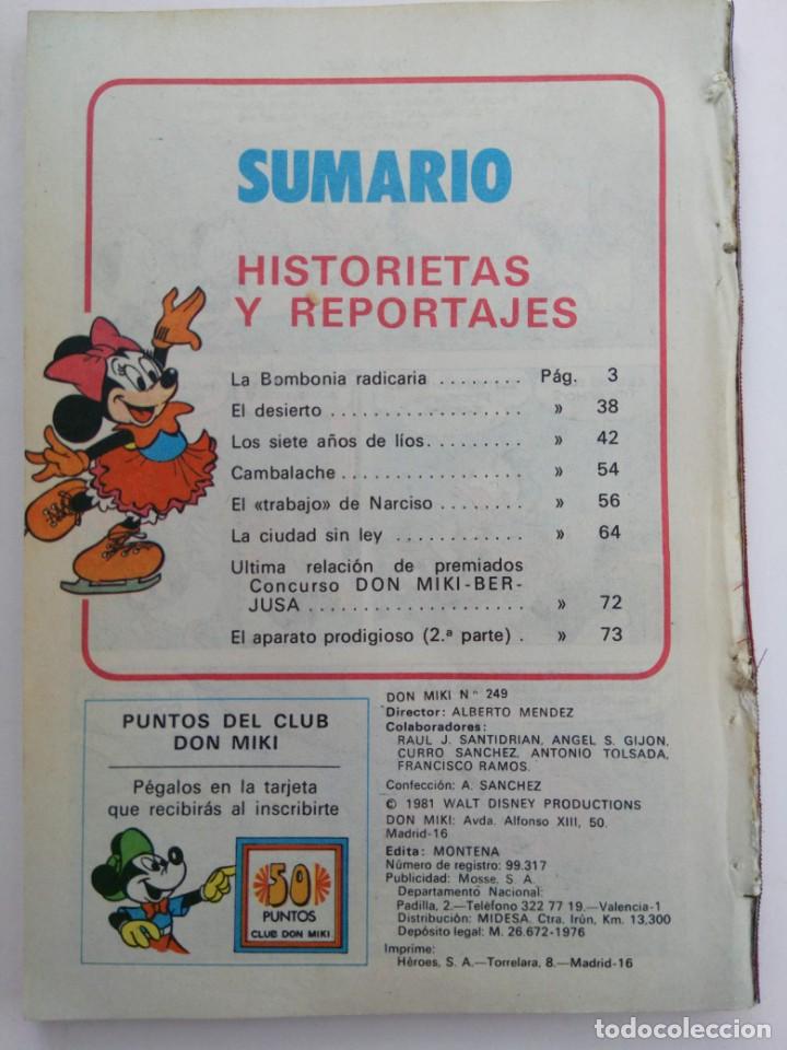 Tebeos: DON MIKI N&ordm; 249 - MONTENA - Foto 2