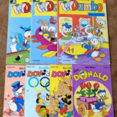 Tebeos: DUMBO Nº 1, 3 Y 4 + DON MIKI Nº 199, 229 Y 233 + DON DONALD Nº 66 (MONTENA 1978/81) 7 TEBEOS.