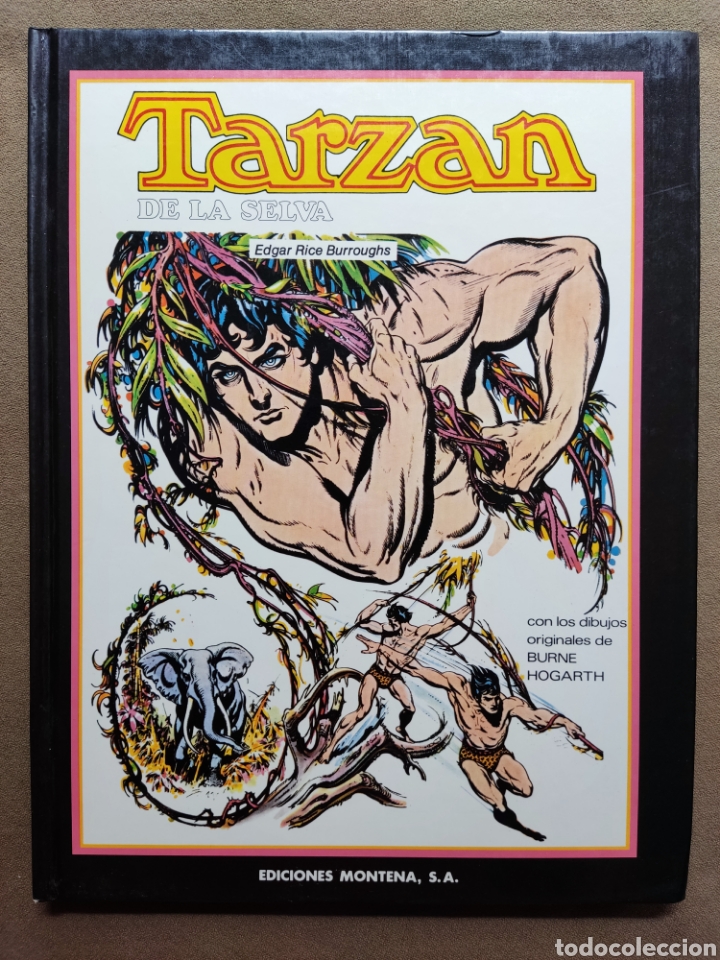 Tebeos: TARZAN DE LOS MONOS COMIC ILUSTRADOR BURNE HOGART MONTENA 1982 - Foto 2