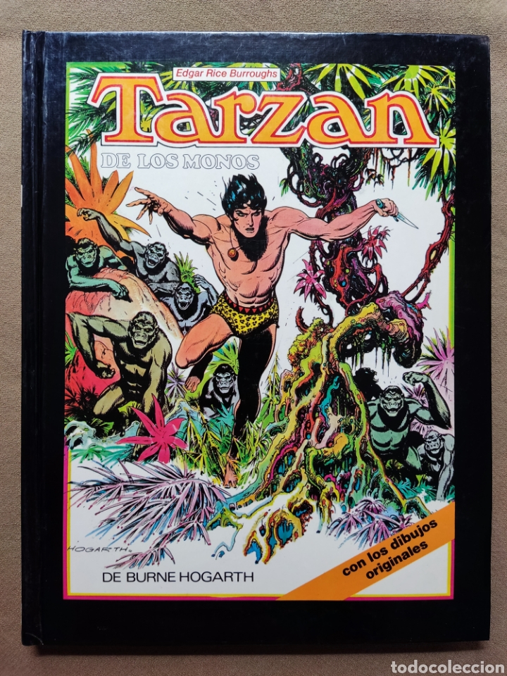 Tebeos: TARZAN DE LOS MONOS COMIC ILUSTRADOR BURNE HOGART MONTENA 1982 - Foto 3
