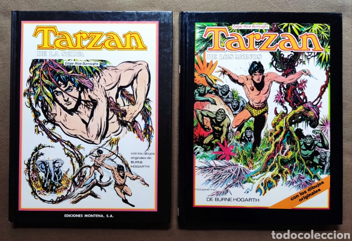 Tebeos: TARZAN DE LOS MONOS COMIC ILUSTRADOR BURNE HOGART MONTENA 1982 - Foto 1