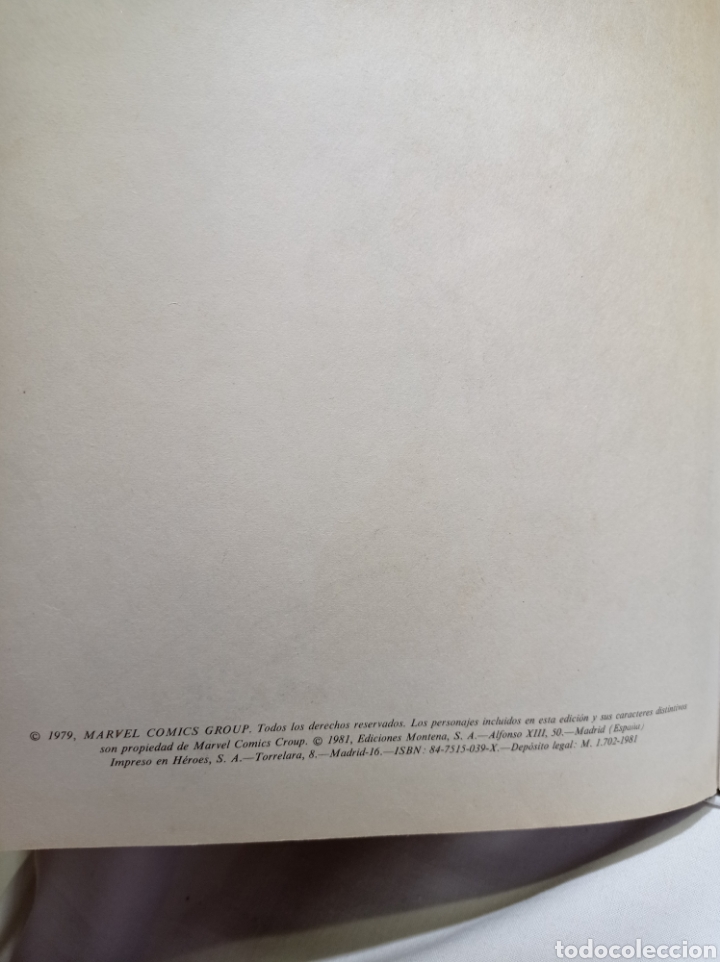 Tebeos: EL V&Aacute;STAGO DE LOS 4 FANT&Aacute;STICOS 1981 - Foto 3