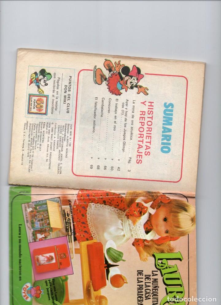 Tebeos: DON MIKI N&ordm; 196-EDITORIAL MONTENA - Foto 3