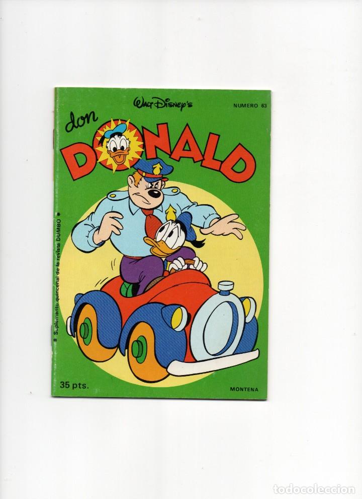 Tebeos: DON DONALD N&ordm; 63-MONTENA - Foto 1