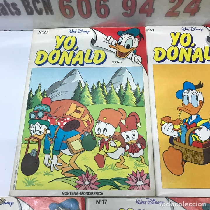 Tebeos: LOTE 5 COMICS YO DONALD - Foto 2