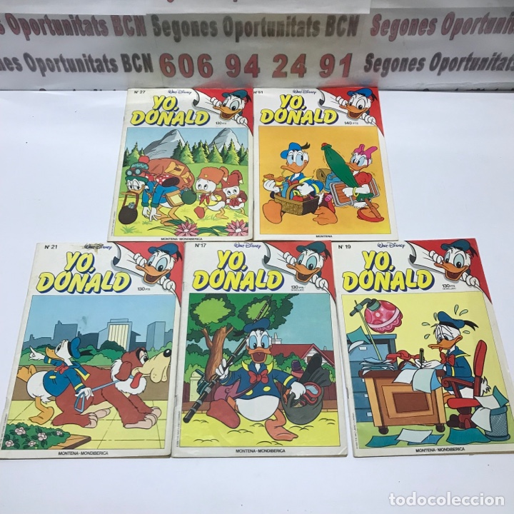 Tebeos: LOTE 5 COMICS YO DONALD - Foto 1