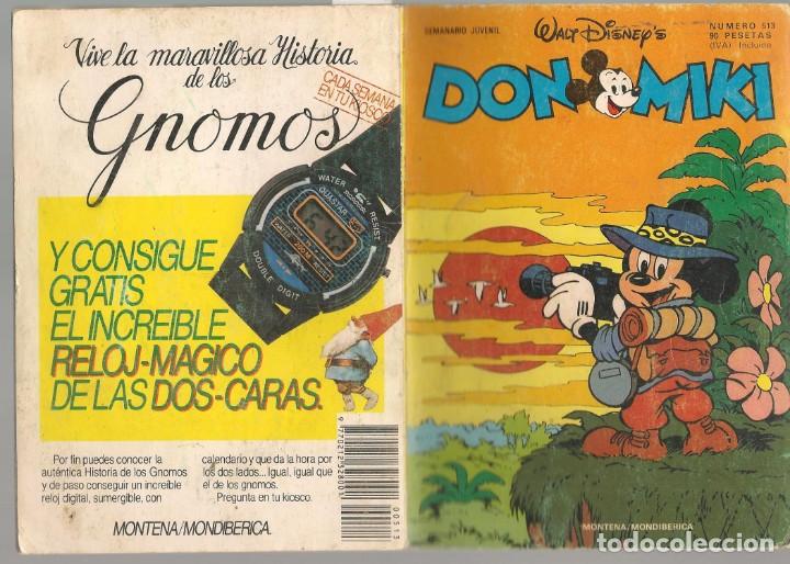 Tebeos: DON MIKI. M&ordm; 513. MONTENA. (P/D36) - Foto 1