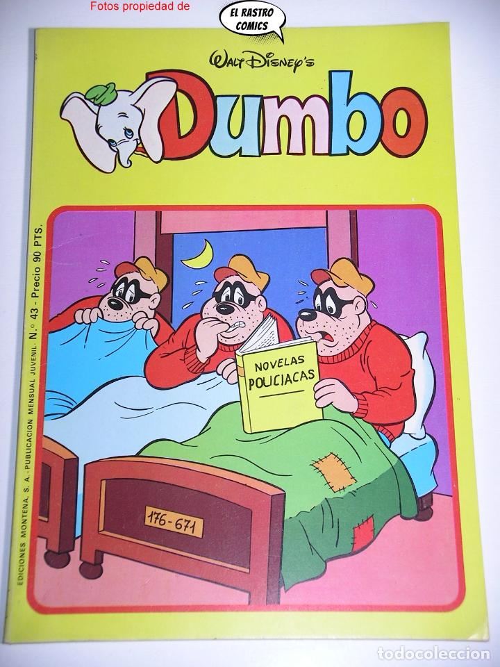 Tebeos: Dumbo n&ordm; 43, ed. Montena a&ntilde;o 1982 - Foto 1