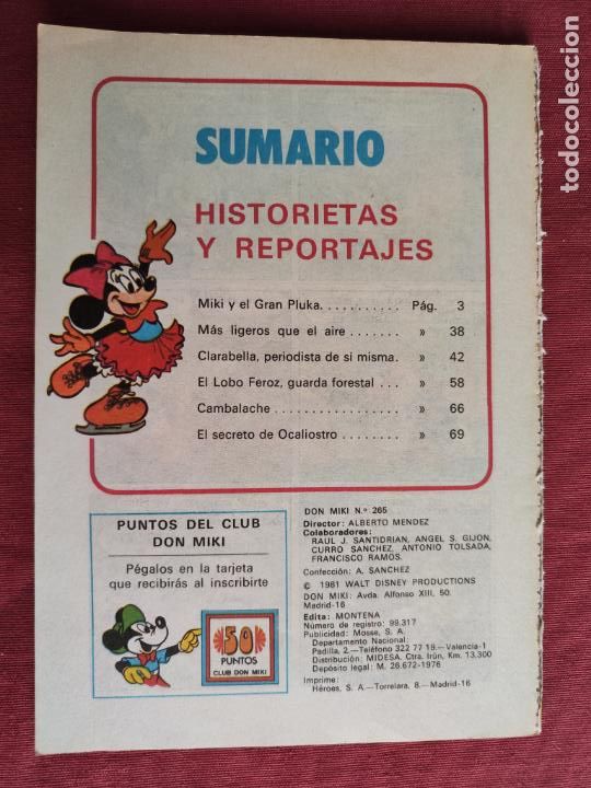 Tebeos: DON MIKI - N&ordm; 265 - MONTENA. - Foto 4