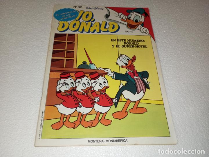 Tebeos: Tebeo comic Yo, Donald n 30 Montena 1986 con propaganda - Foto 1