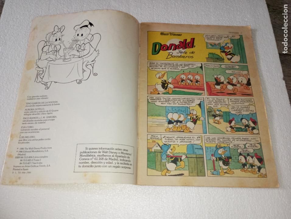 Tebeos: Tebeo comic Yo, Donald n 2 Montena 1986 - Foto 2