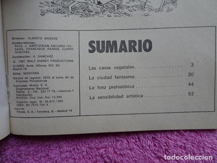 Tebeos: dumbo 40 montena 1981 walt disney - Foto 8