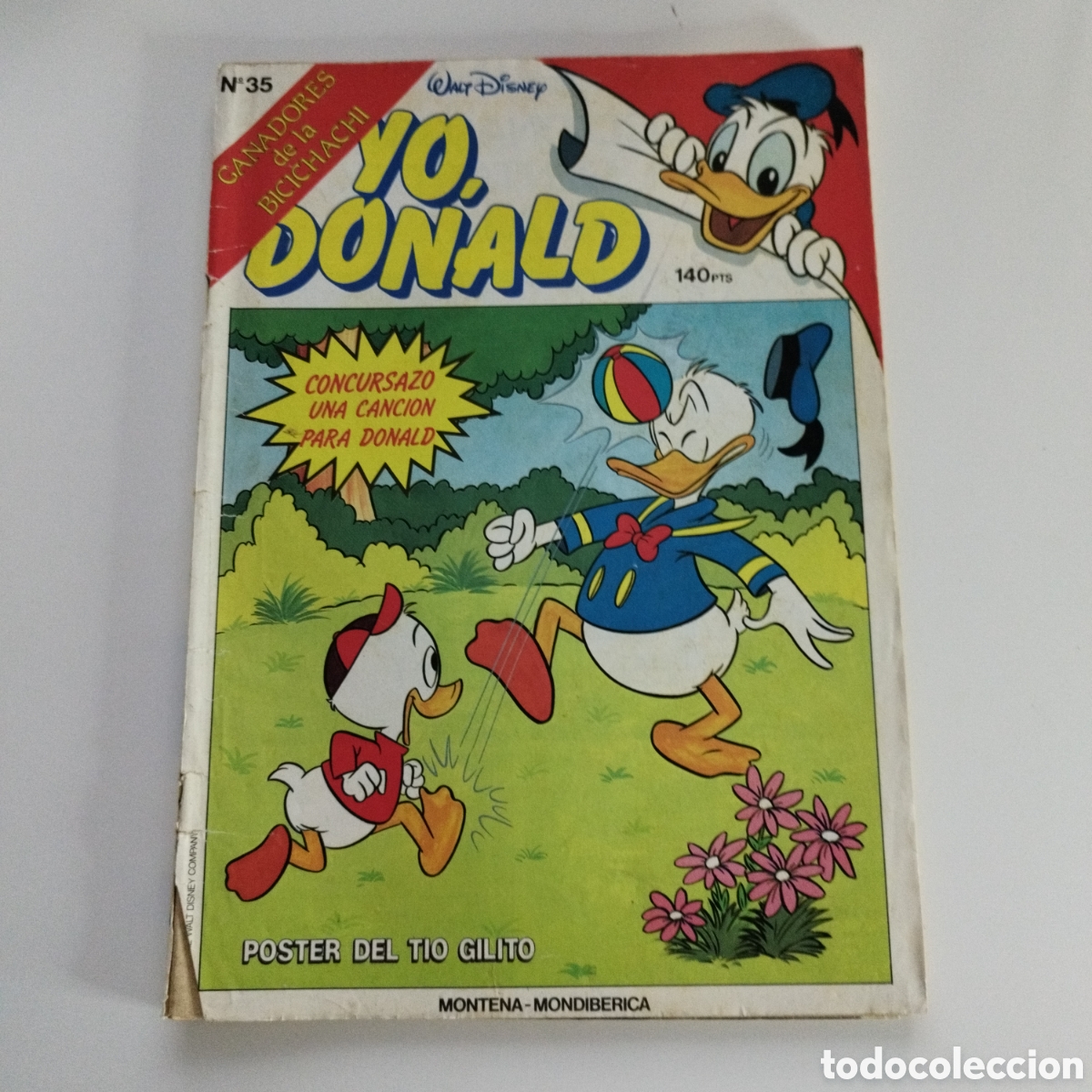 Livros de Banda Desenhada: EL PATO DONALD / YO DONALD / # 35 / WALT DISNEY / ED. MONTENA - MONDIBERICA /