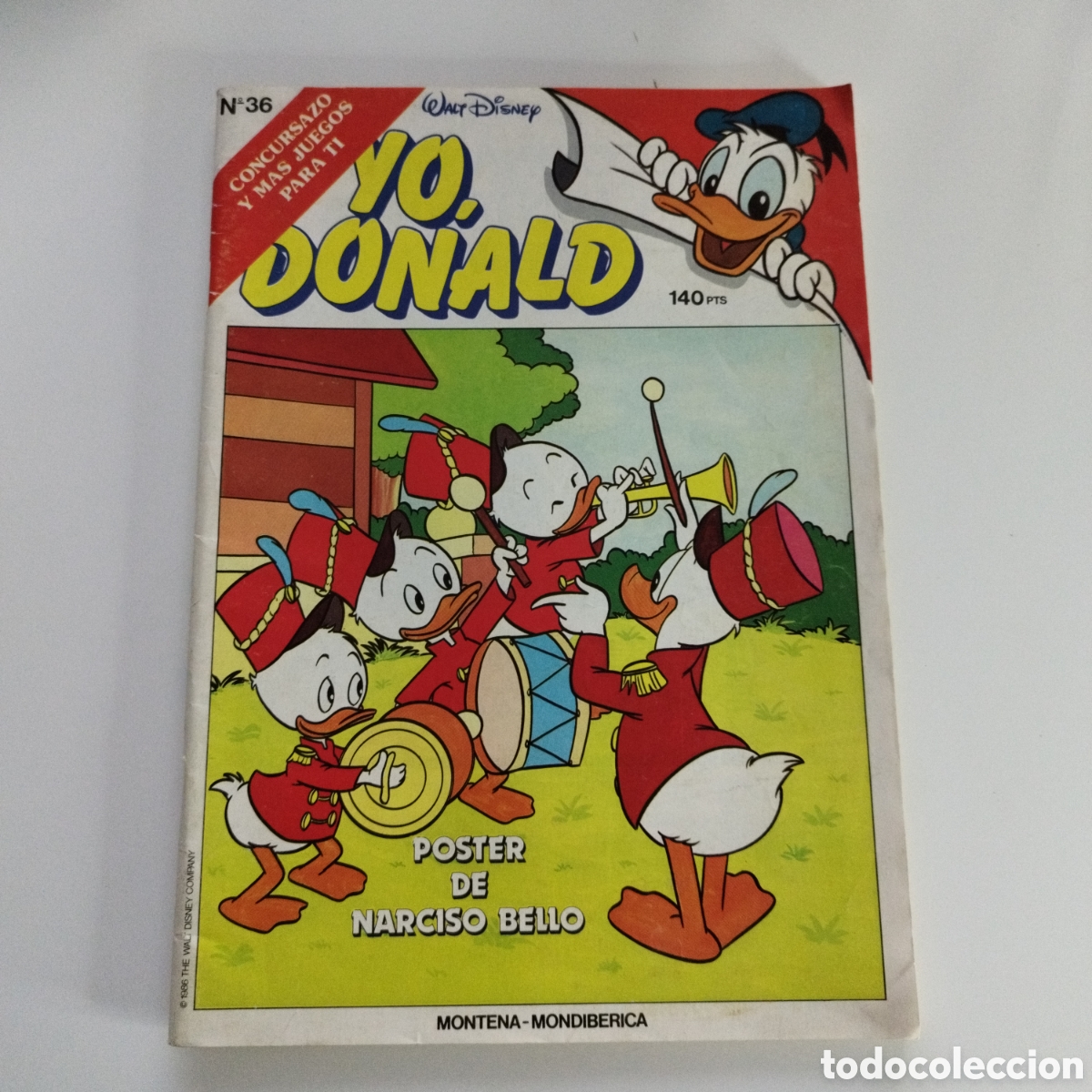 Livros de Banda Desenhada: EL PATO DONALD / YO DONALD / # 36 / WALT DISNEY / ED. MONTENA - MONDIBERICA /