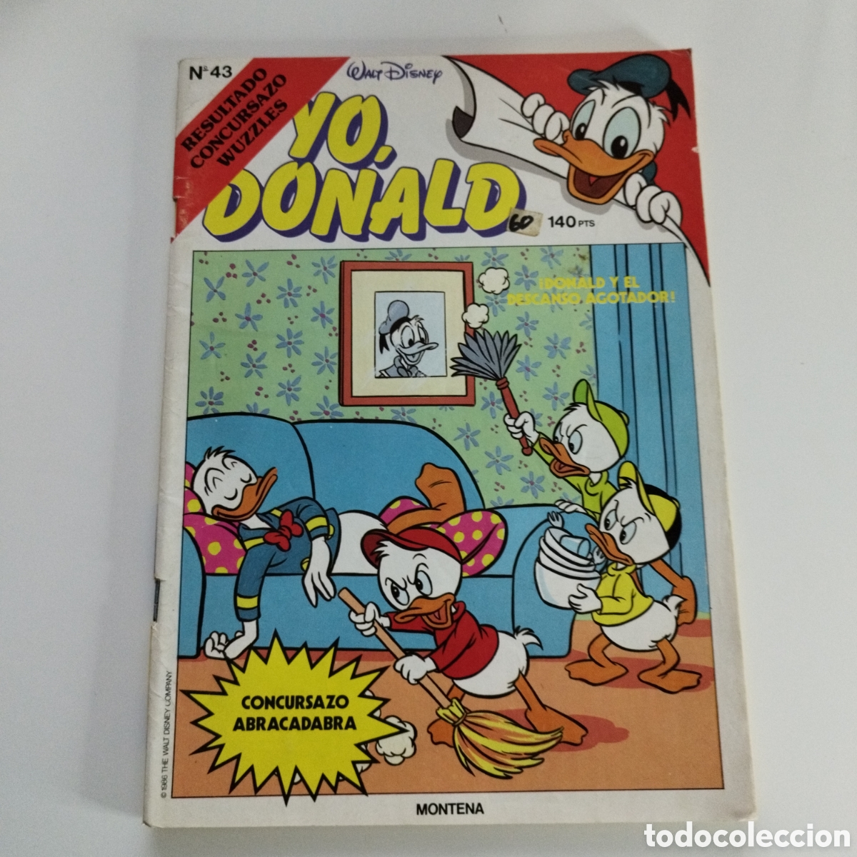 Comics: EL PATO DONALD / YO DONALD / # 43 / WALT DISNEY / ED. MONTENA - MONDIBERICA /