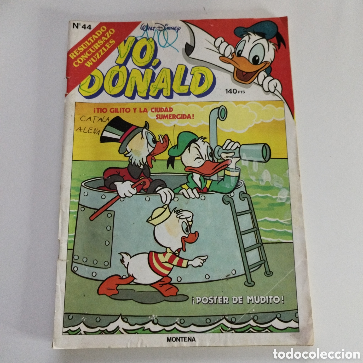Comics: EL PATO DONALD / YO DONALD / # 44 / WALT DISNEY / ED. MONTENA - MONDIBERICA /