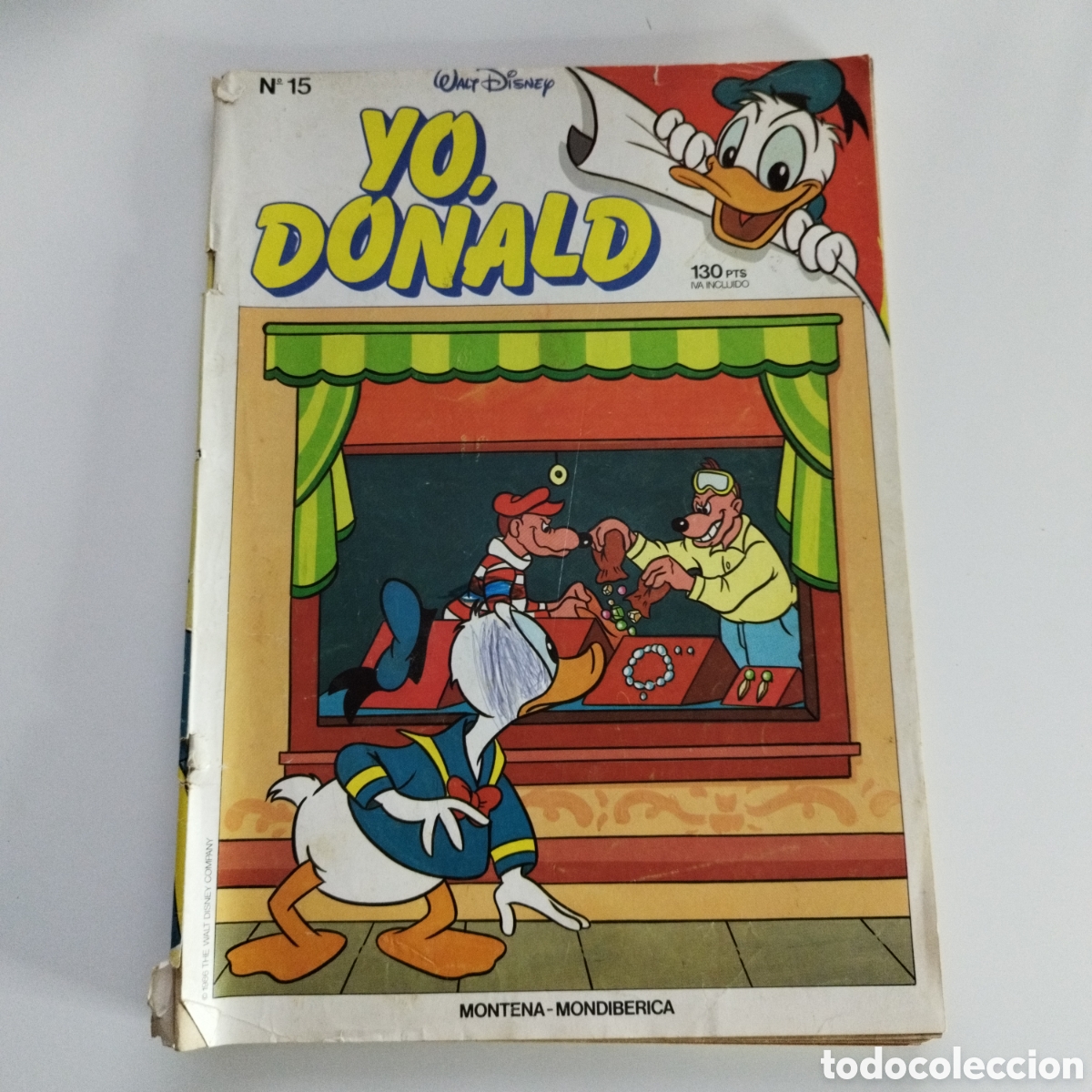 Tebeos: EL PATO DONALD / YO DONALD / # 15 / WALT DISNEY / ED. MONTENA - MONDIBERICA /