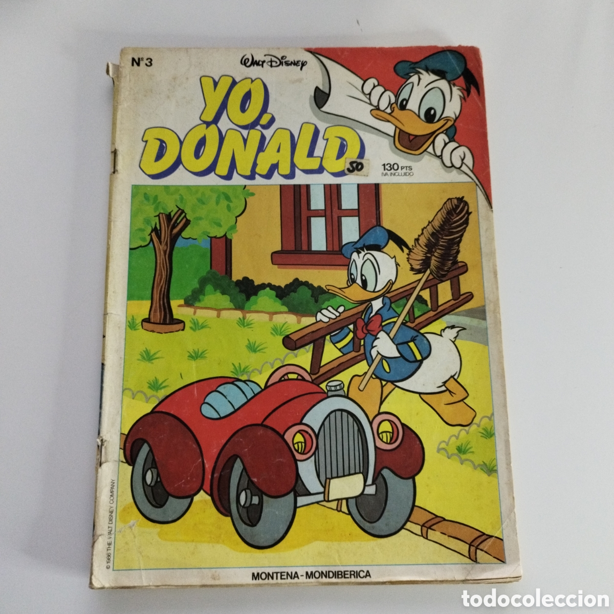 Tebeos: EL PATO DONALD / YO DONALD / # 3 / WALT DISNEY / ED. MONTENA - MONDIBERICA /